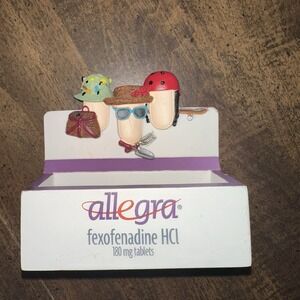 Allegra Desk Business Card Holder‎ Caddy Drug Rep Physician Pharmaceutical